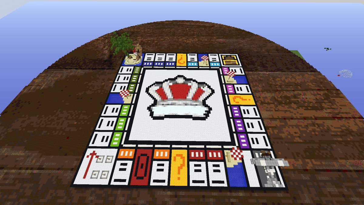 I have just tried a monopoly table for my friend, It looks so cute
#Minecraft #minecraft建築コミュ
