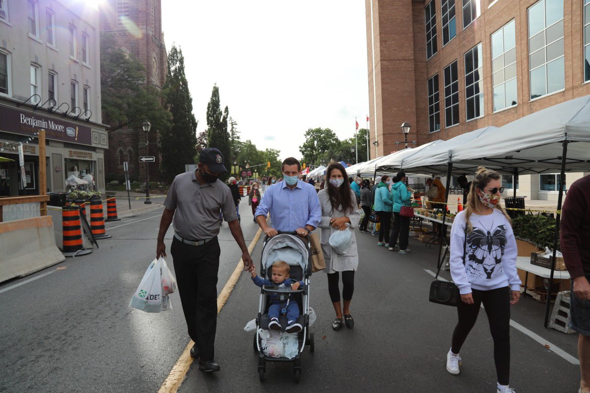 patrickbrownont's tweet photo. Had a great time at the downtown Brampton Farmer’s Market this morning with GG and Theodore. @bramptondtbia #Brampton https://t.co/cIlvYJT55U