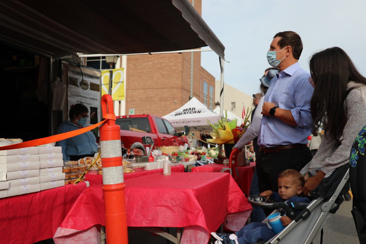 patrickbrownont's tweet photo. Had a great time at the downtown Brampton Farmer’s Market this morning with GG and Theodore. @bramptondtbia #Brampton https://t.co/cIlvYJT55U