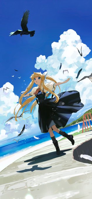 「beach full body」 illustration images(Oldest)