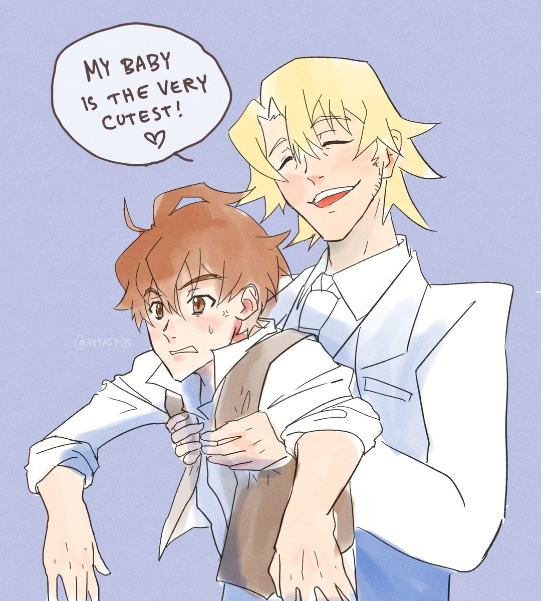 Idk man I just wanted them to meet #mobpsycho100 #GREATPRETENDER 