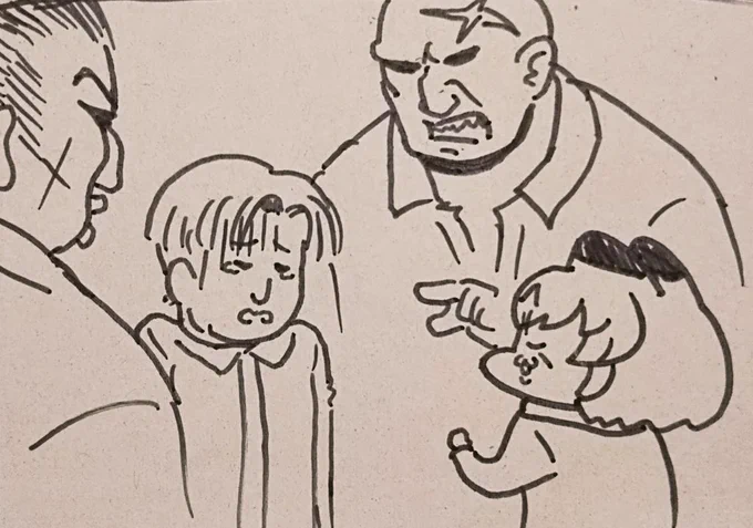 不良少年更正プログラムで囚人たちと一緒に説教するちーばるちゃん 