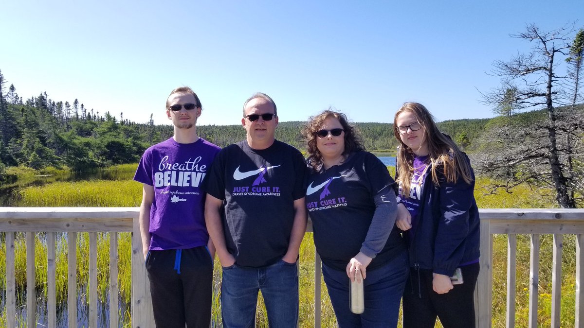 CraigScottNL's tweet photo. Our small but mighty group completed our Dravet walk this morning in support of my nephew @liamsdravetarmy. The COVID caused us to go small but Liam we are here for you and others with this horrible disease. @mandymcknight https://t.co/xNdxqnQ5Df