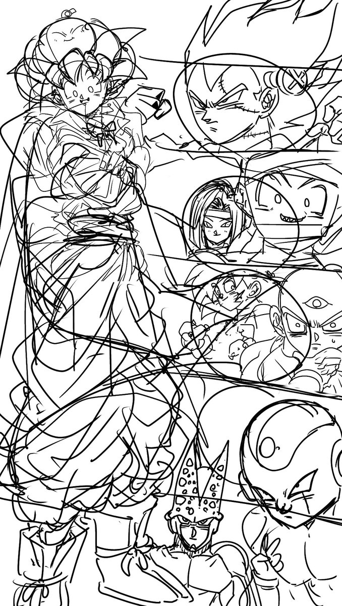 配信で描いた2枚のラフ画。
必ず完成させるぞー!おー!
…………セルってどうやって描くの?? 