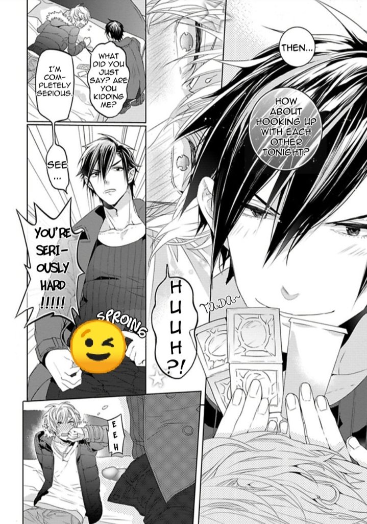 MANGA: Hang Out CrisisStatus: COMPLETEDReview: This was so funny! I really love the concept of the story. Two popular students ends up having s*x due to a failed attempt of bringing home a girl at a goukon. Wish it was longer tho.