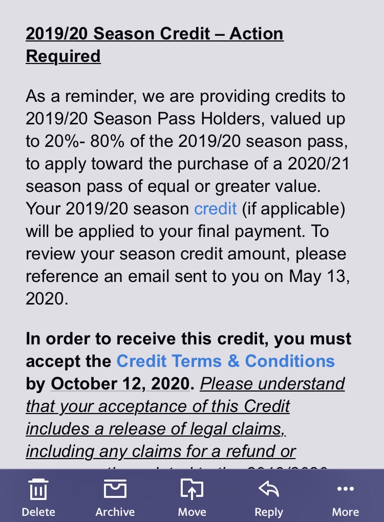 indydave08's tweet photo. Hey @VailResorts how and where do we accept these terms and conditions?   There’s no link that actually works nor anywhere in my account to accept these - that are required by today.  And nice phone service today “please call back at a later time?”   Great customer experience. https://t.co/cQ1deQQp4l