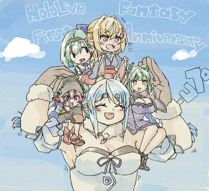 今日、久々に3期の寄せ書き配信見たら、ガタイのいいぺこちゃんをすごく見たくなったのでついったをあさっていたのですが、なかなか沢山見つけられなくて自分でも描きました
なんというかほんといい絵なんよなぁ・・w
いい・・・

#ホロライブファンタジー 