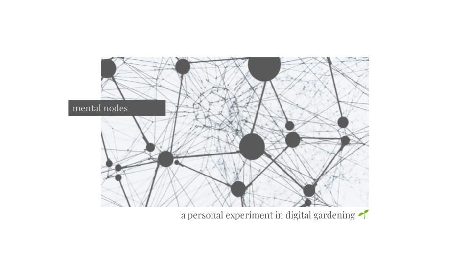 We love this!
'A Gardening Guide for Your Mind'  <a href="/david_perell/">David Perell</a>
buff.ly/3im1WA2