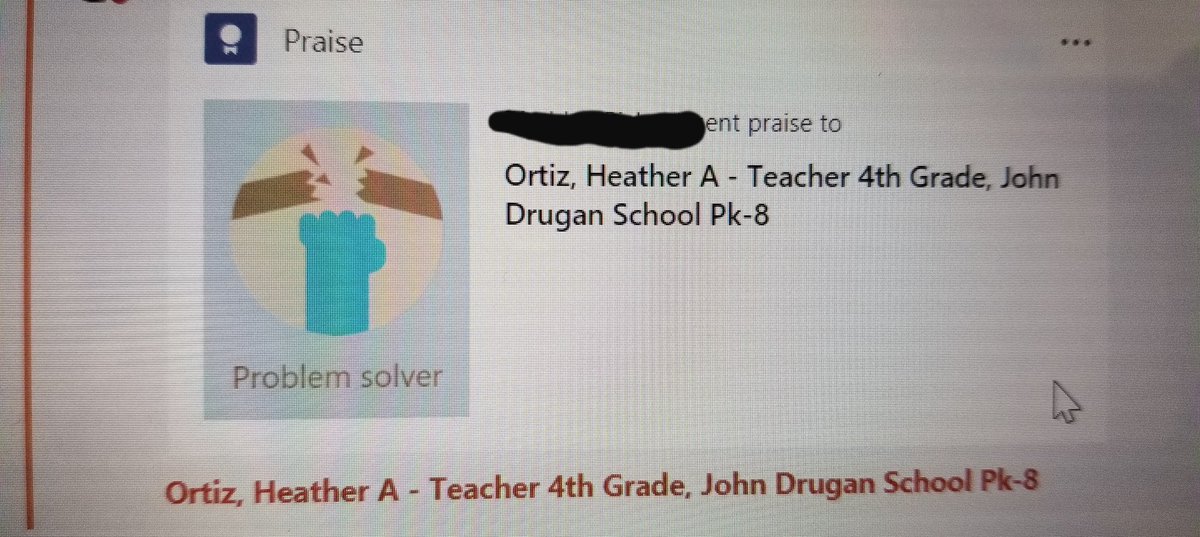 hortiz_JDS's tweet photo. When you recieve a student praise after a rigorous week....I love my scholars! They make it all worth it. #WeThrive #TeamSISD #JDS #4thgradeSTRONG https://t.co/tocvIaoxha