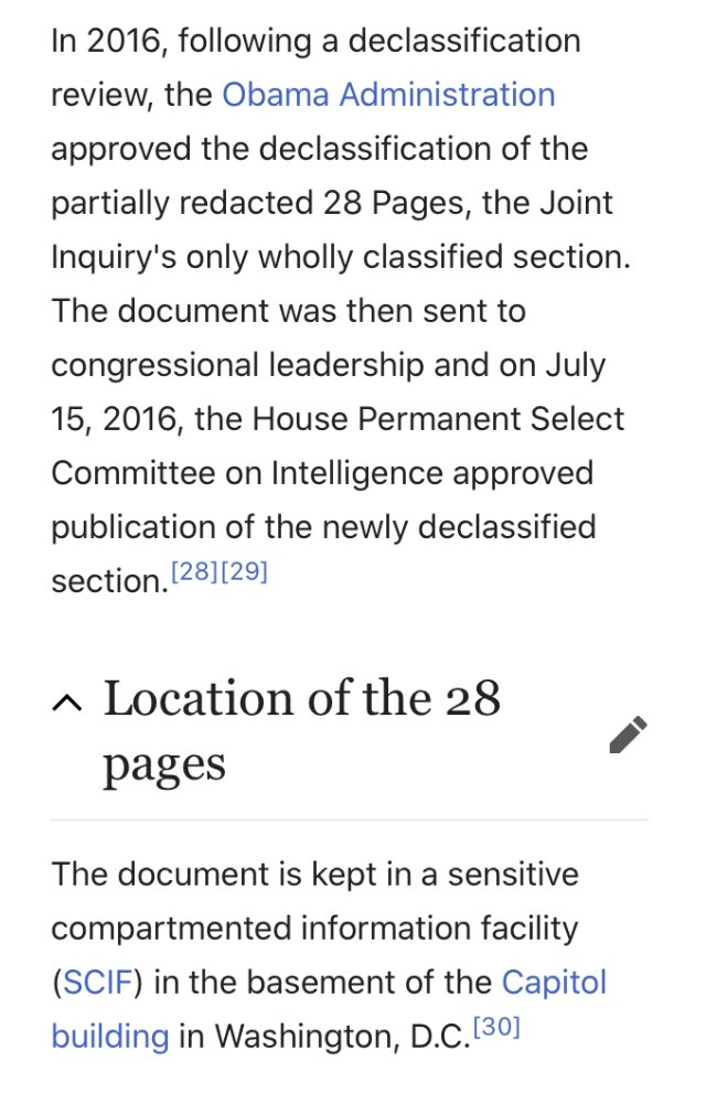 This would be very bad for Saudia Arabia. And looking back, likely for John Brennan. Were those 19 hijackers' visas approved by Brennan? Were they, in fact, sanctioned by the Saudi government? Is it possible 28 pages are all that stand in the way of the American public and truth?