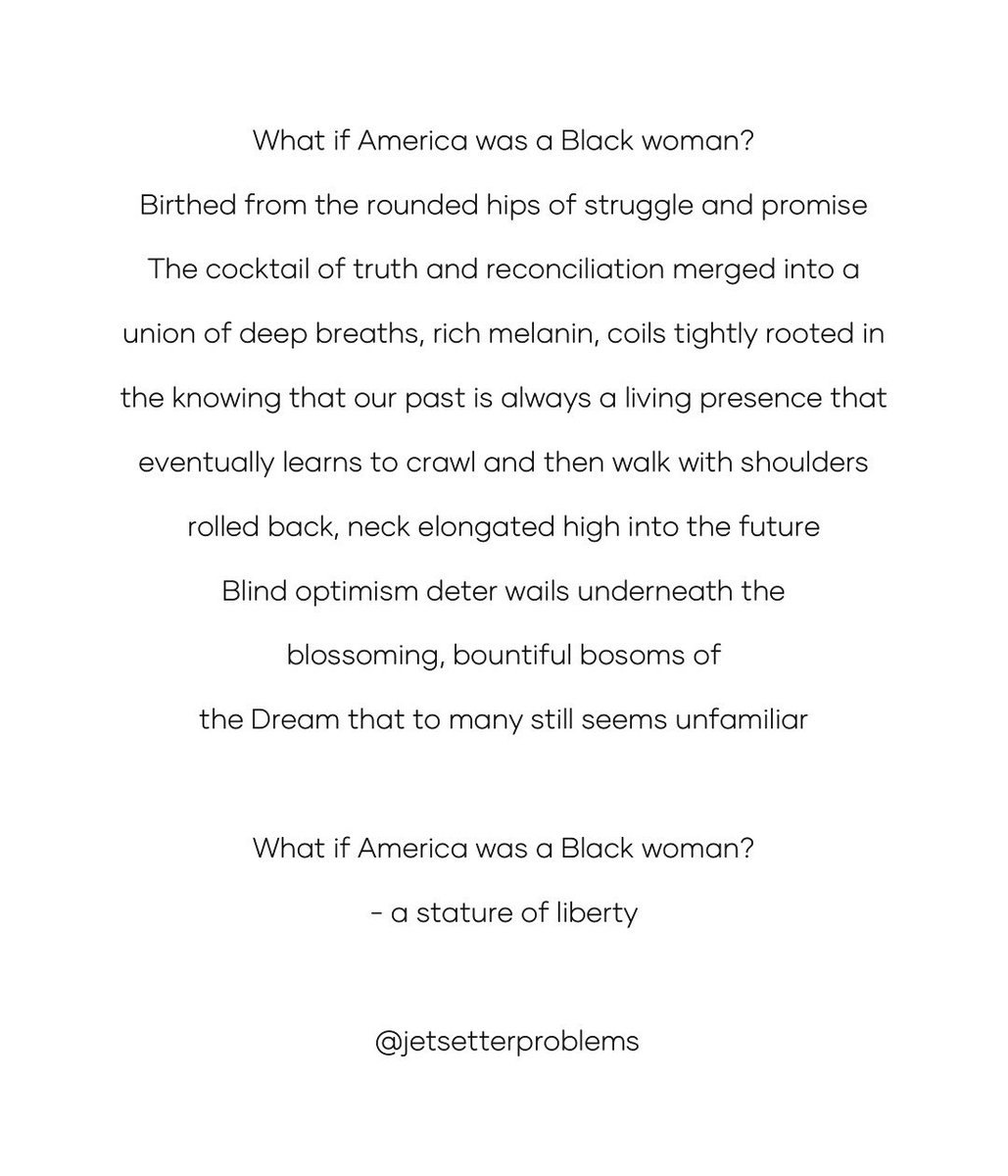 jetsetterprob's tweet photo. What if America was a Black woman? #blackwomen #america #BlackWomenLead https://t.co/TaBZBLYdrn