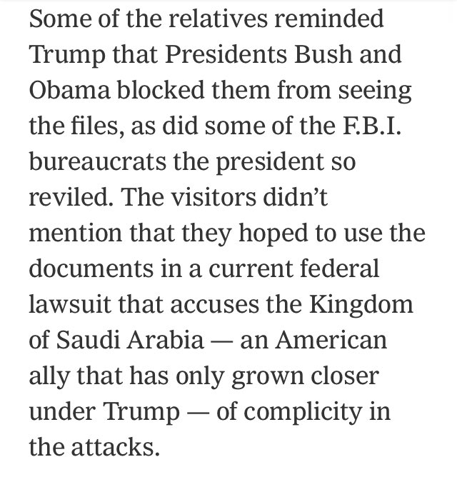 The pages have been published with redactions. And for years the victims' families have been fighting to get access to names so they could continue with their lawsuits. Last year, President Trump instructed AG Barr to share that information with the families and their attorneys.