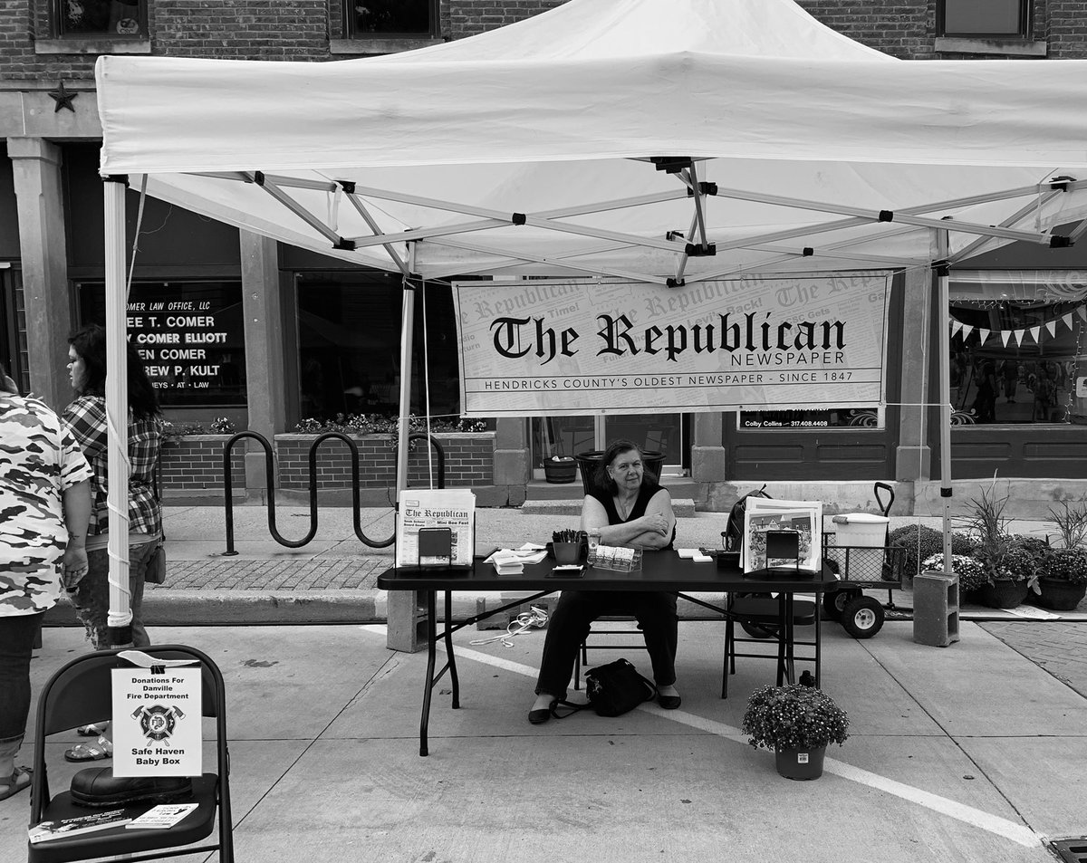 It’s Fair on the Square weekend! 

We are excited to see all your faces today. Stop by our tent and let’s chat all things news, The Republican, and happenings in Hendricks County!