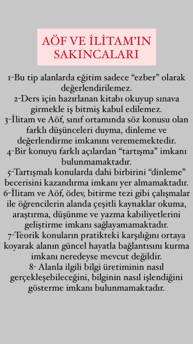 orgunbrlk's tweet photo. Aöf İlahiyat ve İlitam programları örgün okuyan öğrencilere haksızlıktır. İlahiyat örgün okunmalıdır. İlahiyatıma Dokunma https://t.co/MR1qtKInTf
