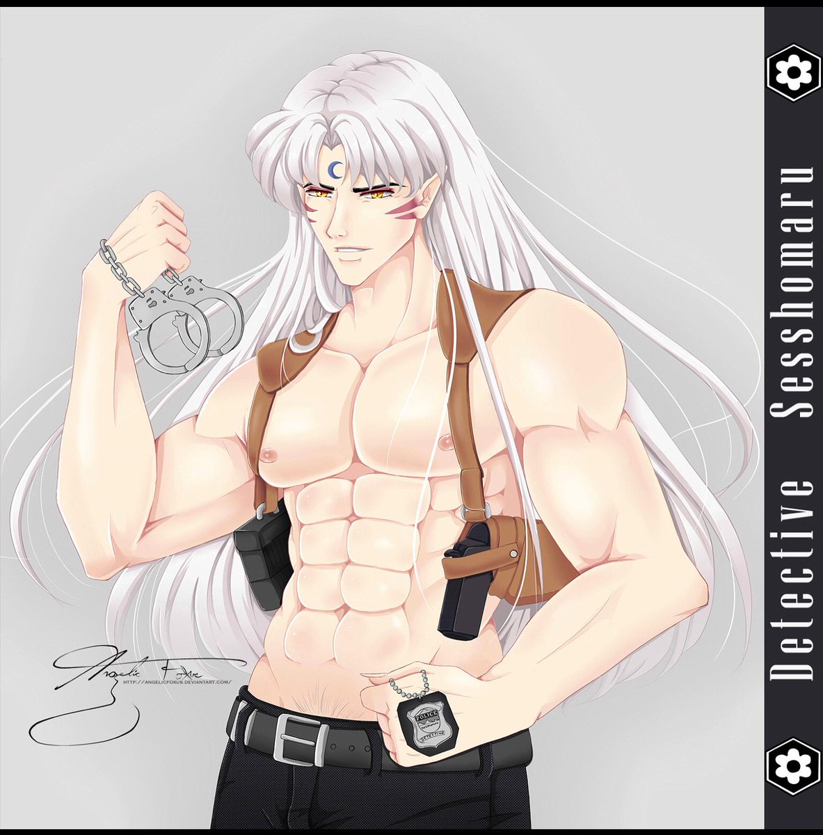 AngelicFoxus's tweet photo. Sesshomaru is complete next is inuyasha #sesshomaru #inuyasha #kagome #sesskag #bishie https://t.co/RPbUaS3LAk