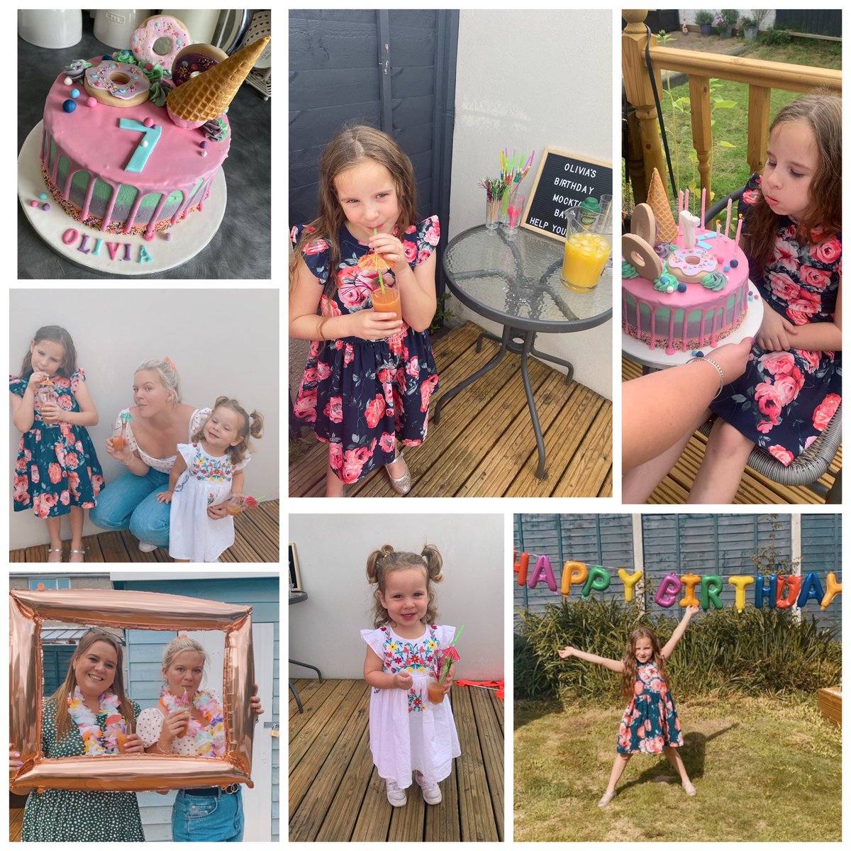 Tarahuggett's tweet photo. When you want a cocktail bar and selfie frame for your 7th Birthday... 💗🍹🎉 https://t.co/Q1ivwb34ym