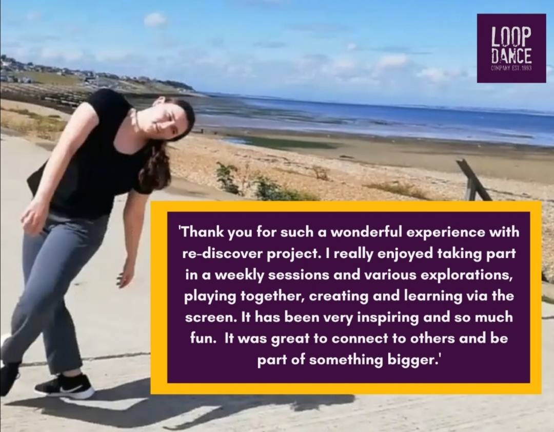 LoopDanceCo's tweet photo. HAPPY SATURDAY!
Lovely comment from one of our participants from our ReDiscover project 😊

#ReDiscover #Loopdanceco https://t.co/ueGvx295MT