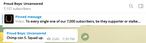 3/ The Proud Boys Uncensored channel shares a variety of racist content, introducing PB members to further-right content, like Eric Striker (real name Joseph Jordan), neo-Nazi podcast host at The Right Stuff, and Striker's "National Justice" website.