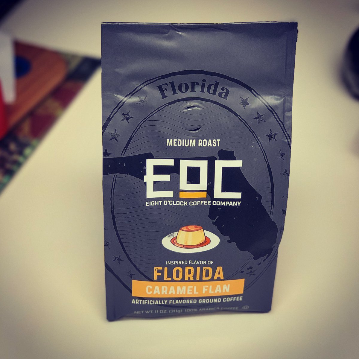 Lissy_1224's tweet photo. I had a coupon for this so figured I’d give it a try. Flan in a cup! 🍮☕️ ##eightoclockcoffee #flavorsofamerica #caramelflan #iloveit https://t.co/5eDxQLPh5w