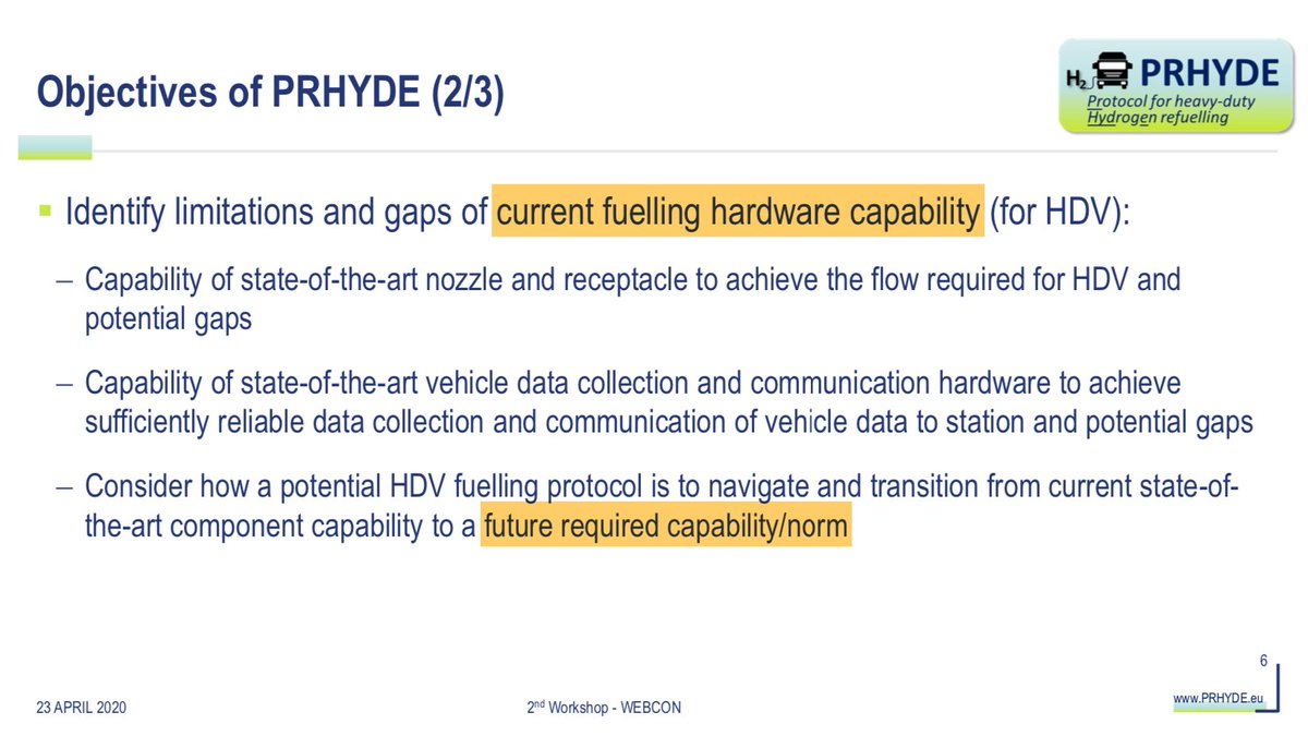 3/8As of 23 April 2020, the project hadn't even determined the specifics of this hydrogen fueling protocol: it was still in the process of establishing the concepts behind a prospective protocol $NKLA  #NikolaGate