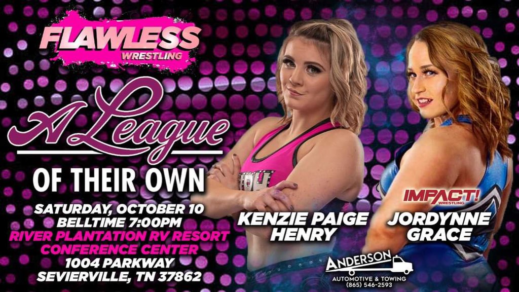 FLAWLESS Wrestling Kenzie Page Henry vs. Jordynne Grace