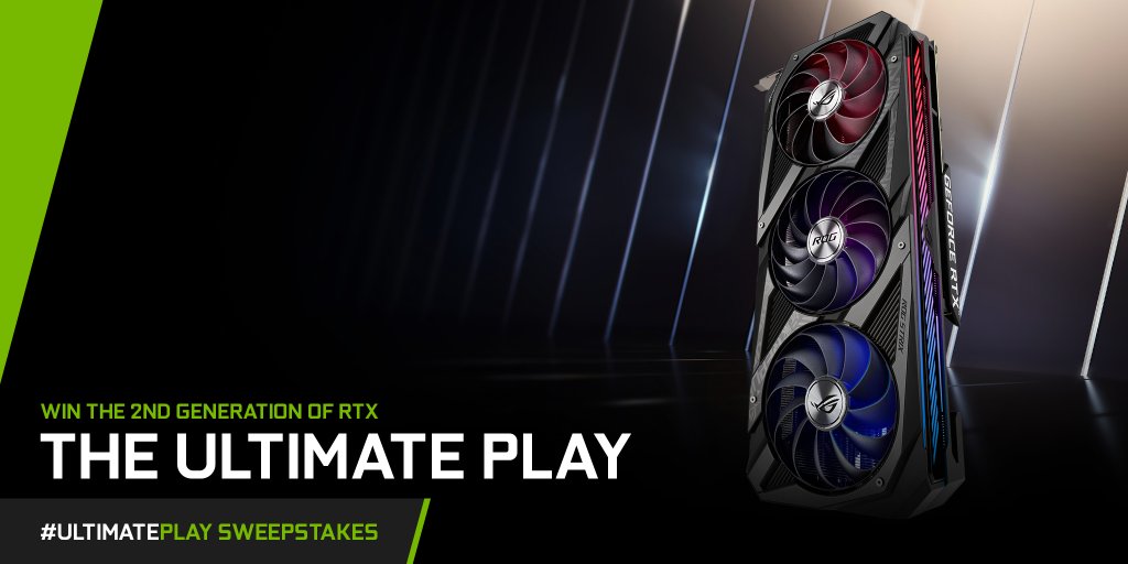 NVIDIAGeForceFR's tweet photo. [🆕 #GIVEAWAY 🆕] Focus sur la carte d'@ASUS_ROG ! 🎁

⚪ Optimisation des ventilateurs axiaux
⚪ Dissipateur thermique amélioré
⚪ Backplate nouvelle génération

Montrez-nous à quel point vous aimeriez la gagner avec un GIF en commentaire + #UltimatePlay ! 👇💬 https://t.co/D2rlYoGl0w