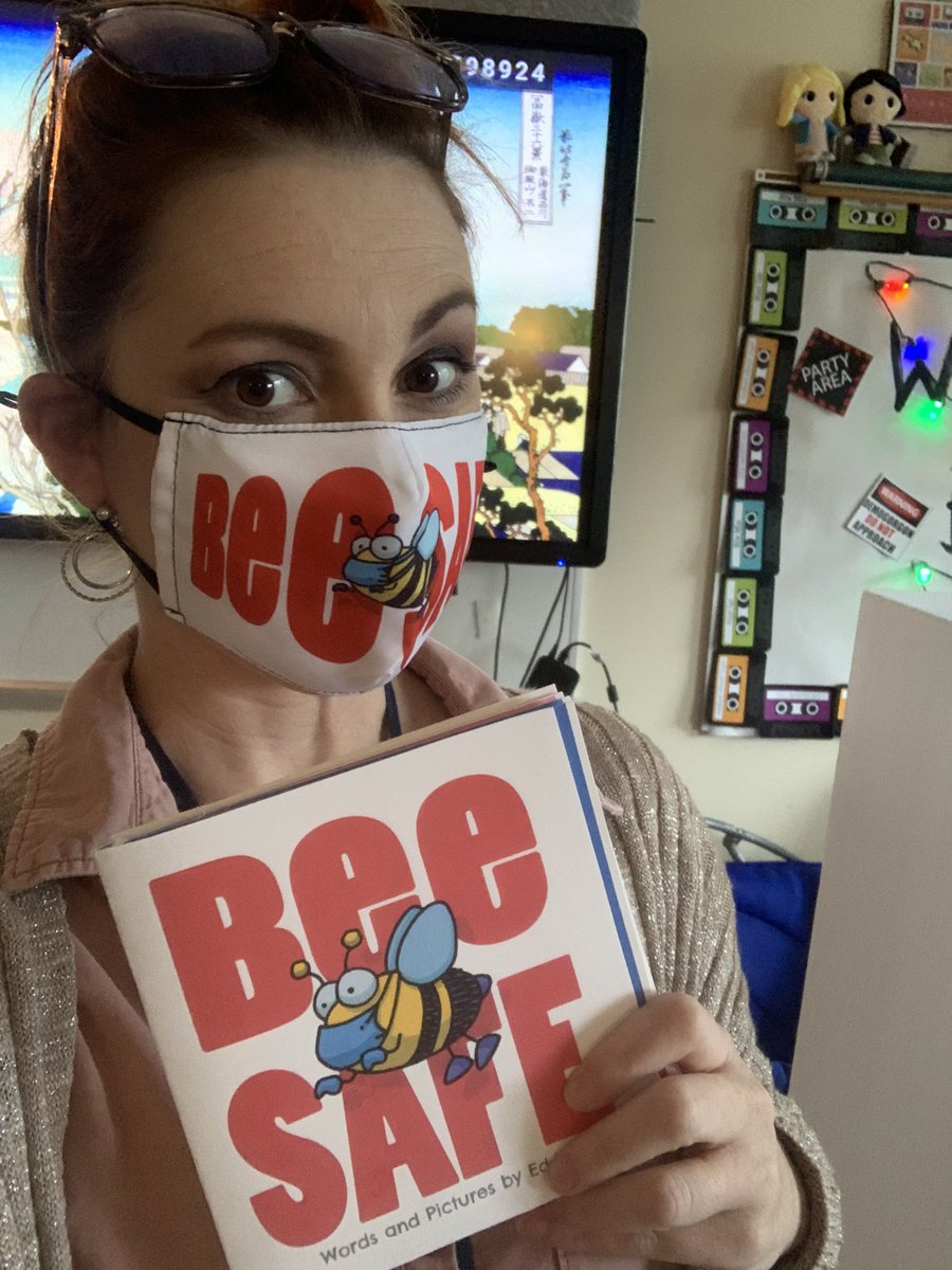 STEAMPunksEdu's tweet photo. Check out this book by @disrupted_x that teaches how to “Bee” safe, social distance, and wear your mask through the 3Ws! 

⬇️⬇️⬇️Right now if you DL the @disrupted_x app you can get the #ereader for free!
 #kindergarten #metainkbooks #teacherlife #tlap #teacher https://t.co/oeu3IvP8aI