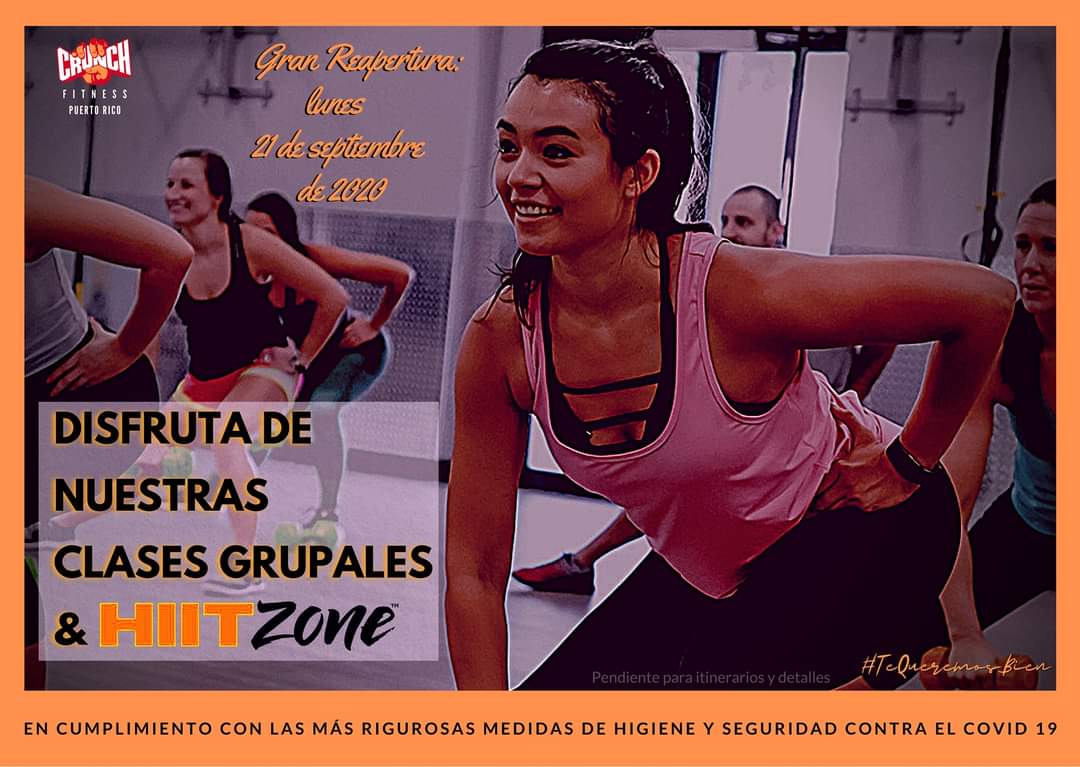 CrunchFitnessPR's tweet photo. En este enlace te compartimos el video explicativo para descargues la aplicación que usaremos para el registro de las clases. Pendiente para más detalles: https://t.co/GegSIeu5Vb https://t.co/czu1LpMdve