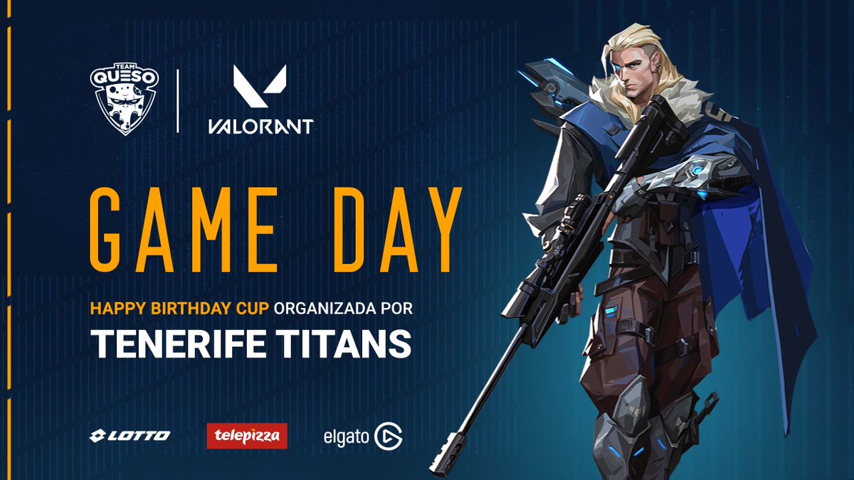 TeamQuesoGG's tweet photo. #TQValorant | ¡Estamos a punto de empezar la semifinal de la #HappyBirthdayCup vs #ProjectSW! Bo3 y la final en el horizonte 🔥
📺 https://t.co/9I3OpjDu4H https://t.co/DR3YU0GiVQ