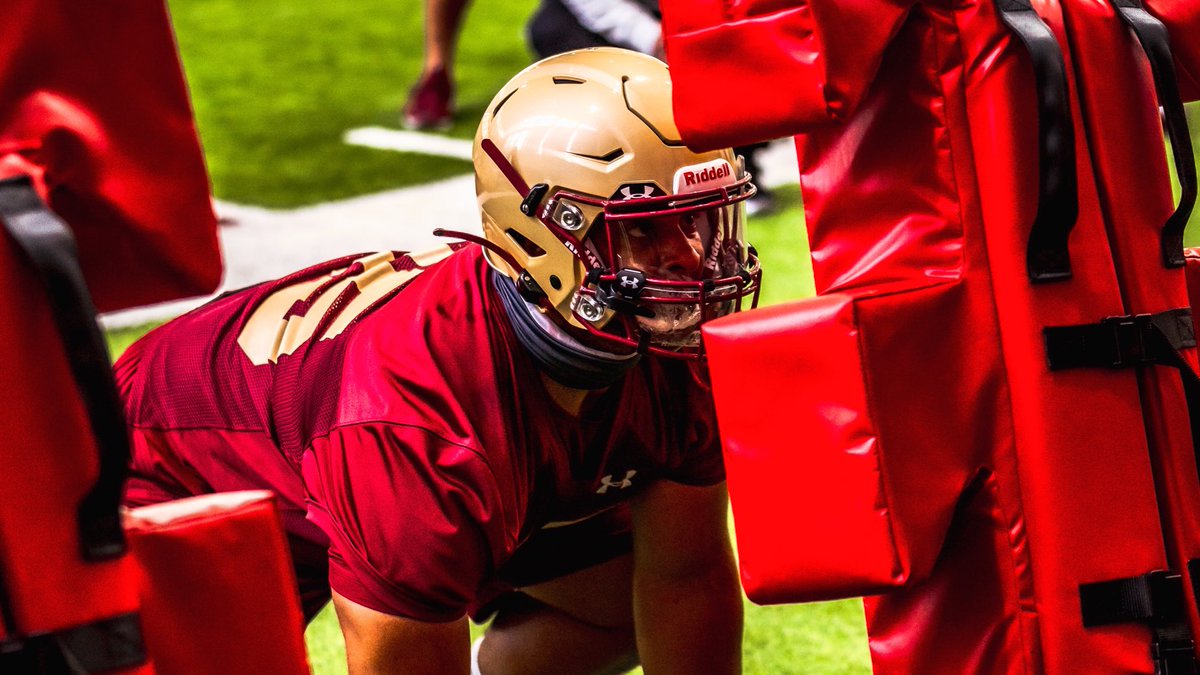 BCFootball's tweet photo. . @bigbeq12 looking good in his new colors 👀 https://t.co/Y7QZMZ0hO1