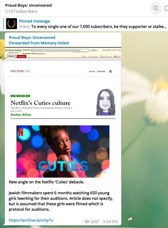 4/ Every day, Clark shares a variety of antisemitic conspiracy theories to his audience, which is 7157 subscribers as of this writing.