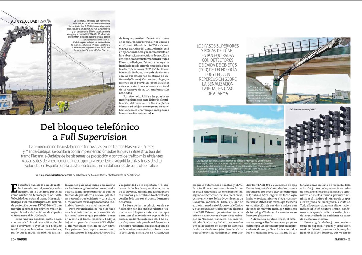 “Nuevas vías para Extremadura”
Interesante reportaje sobre el avance y los detalles de la nueva infraestructura ferroviaria en la región de <a href="/Ineco_es/">Ineco</a>
revistaitransporte.es/nuevas-vias-pa…