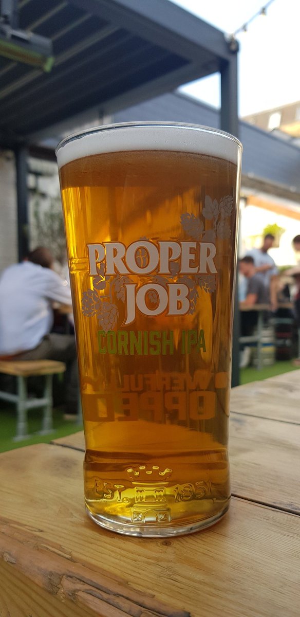 <a href="/properjobale/">Proper Job Ale</a> ambassador on tour (before lock down kicks in again).  Mancunian in London with a Cornish legend for the day!