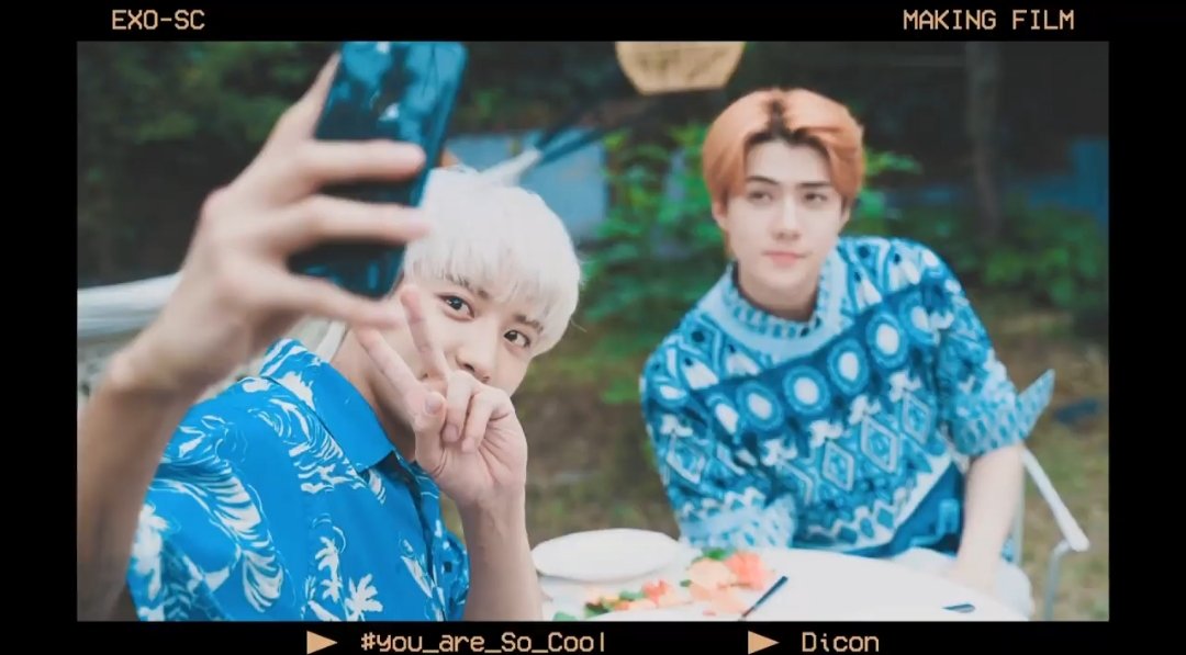 THOUGHTS ARE BEING THUNK SO MUCH  I NEED HELP THEY LOOK SO GORGEOUS! AND PLEASE  THE WAY CHANYEOL IS LOOKING AT SEHUN  #EXO_SC    #SEHUN    #CHANYEOL  