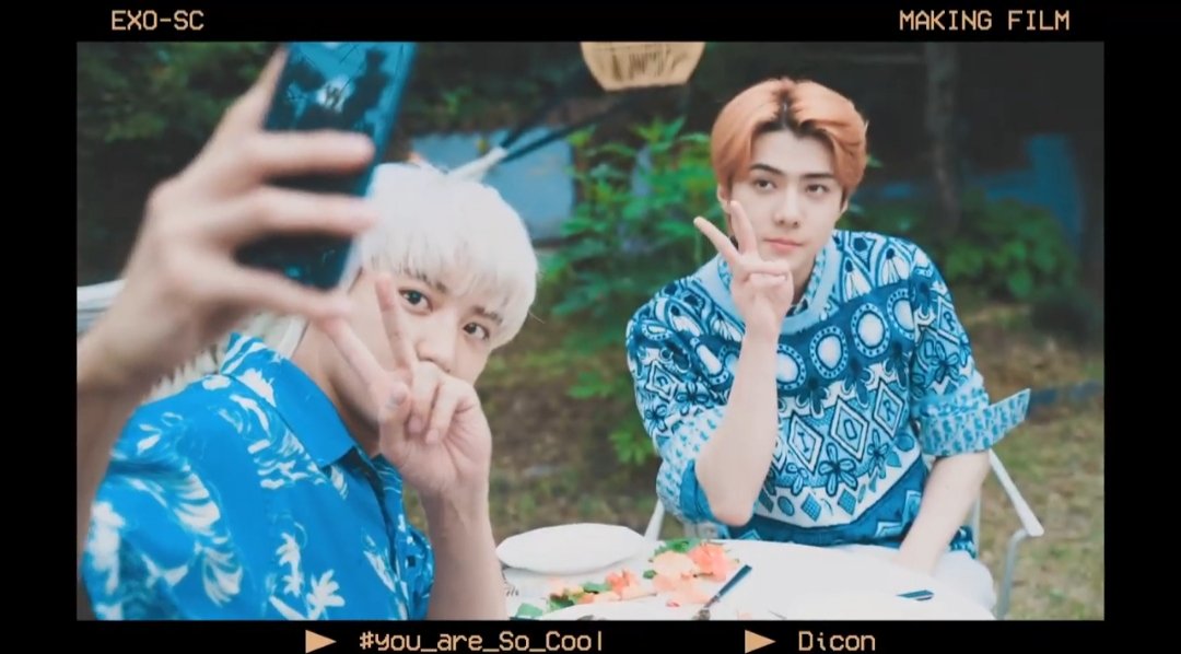 THOUGHTS ARE BEING THUNK SO MUCH  I NEED HELP THEY LOOK SO GORGEOUS! AND PLEASE  THE WAY CHANYEOL IS LOOKING AT SEHUN  #EXO_SC    #SEHUN    #CHANYEOL  