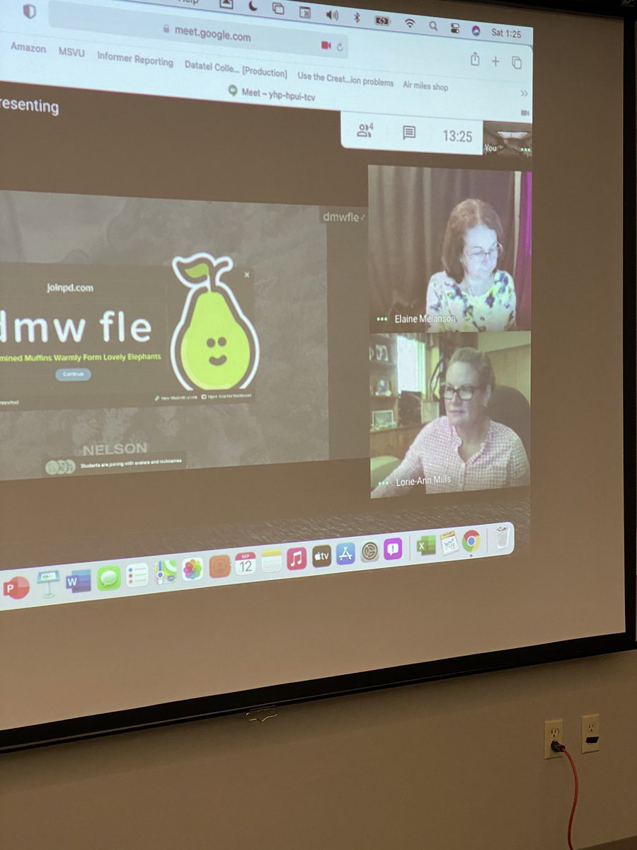 alreyner's tweet image. #msvu_tech students in Yarmouth getting ready to be inspired by @EdwinClassroom success teachers Elaine and Lori