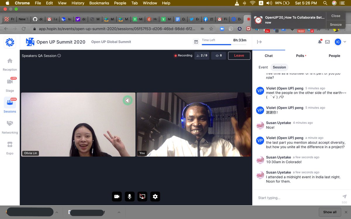isaaczara_'s tweet photo. Ok Yea!
It ended well!
Thanks to @openupsummit for having me!
And I got to speak Mandarin too at Q &amp; A.

And there was a mistake when Vivian said I am a @DrupalConEur Track Speaker 😂
I guess she meant Track Team(Users and Editors) https://t.co/b2uD0QGqA1