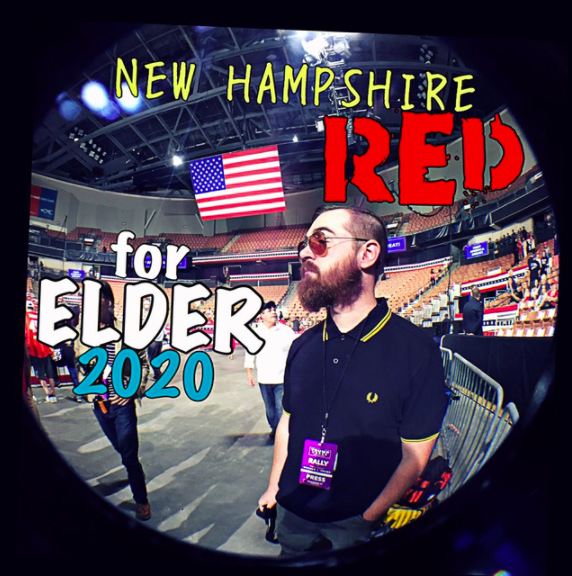 8/ So how'd we identify Todd M. Clark, of Cheshire County, New Hampshire?First off, he posted a picture of himself at a Trump rally in New Hampshire, noting that he was running for elder.