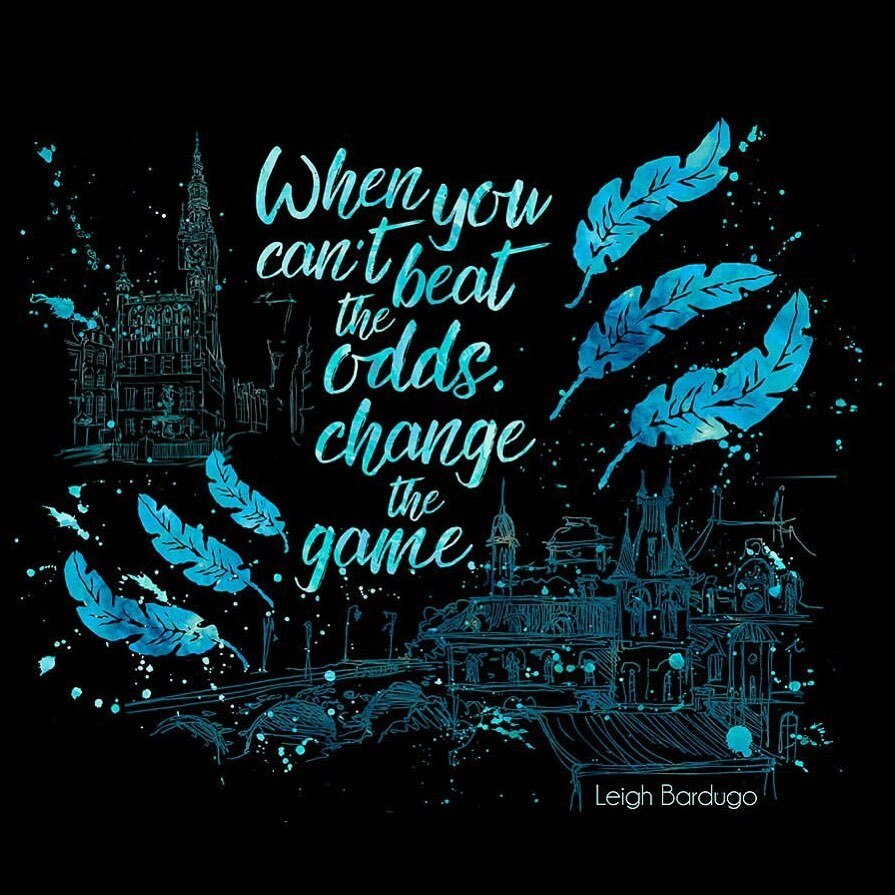 When you can’t beat the odds, change the game.
- Six of Crows, Leigh Bardugo
♠️
I’m doing some housekeeping on my website and will be retiring several designs and product lines to make way for new ones. If you’re planning to grab some stuff from my shop,… instagr.am/p/CFCuEv9jgC6/