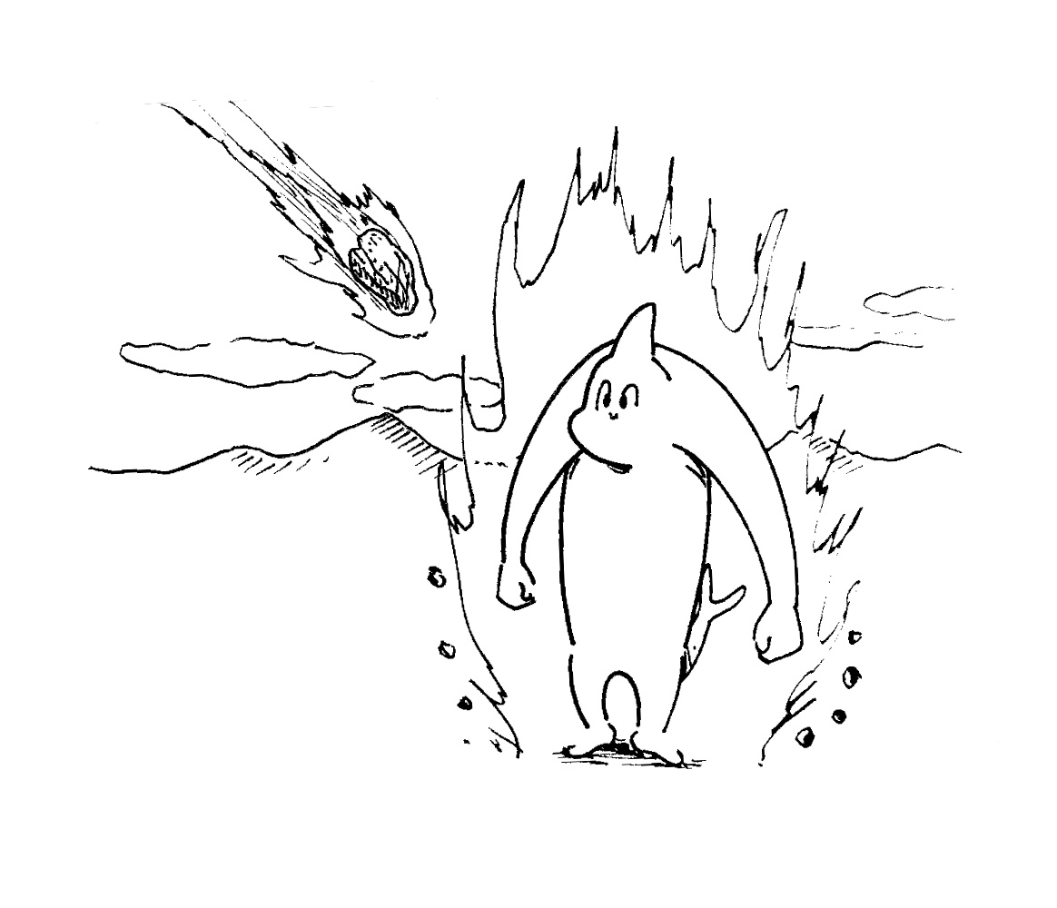 イラスト 隕石から世界を守るかもしれないイルカ イルカのお医者さんの漫画