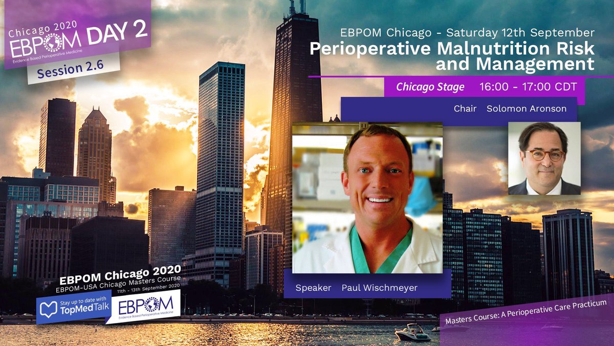 Tune in today!! 📺 

Speaking on Perioperative Nutrition Care @EBPOM Virtual Live Meeting Saturday , Sept 12- at 4 pm Central Time. 

Sign up now!⬇️

#PeriopNutrition #Surgery #perioperativecare #nutrition