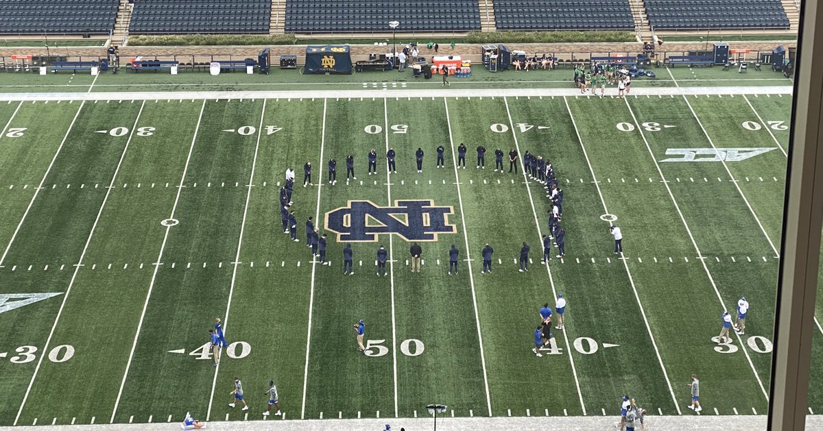 ISDUpdate's tweet image. Notre Dame has arrived.