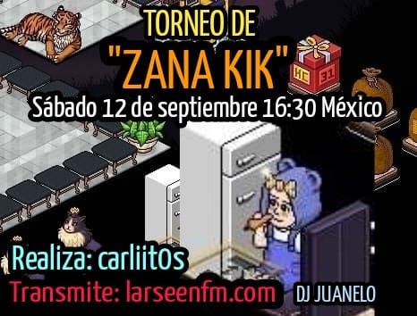 No olviden el torneo HOY a las 06:30  Hora México♥

Quedarón espacios del torneo, pueden ir y participar en sorteos de puestos en el torneo y de créditos también los esperamos ahí :D