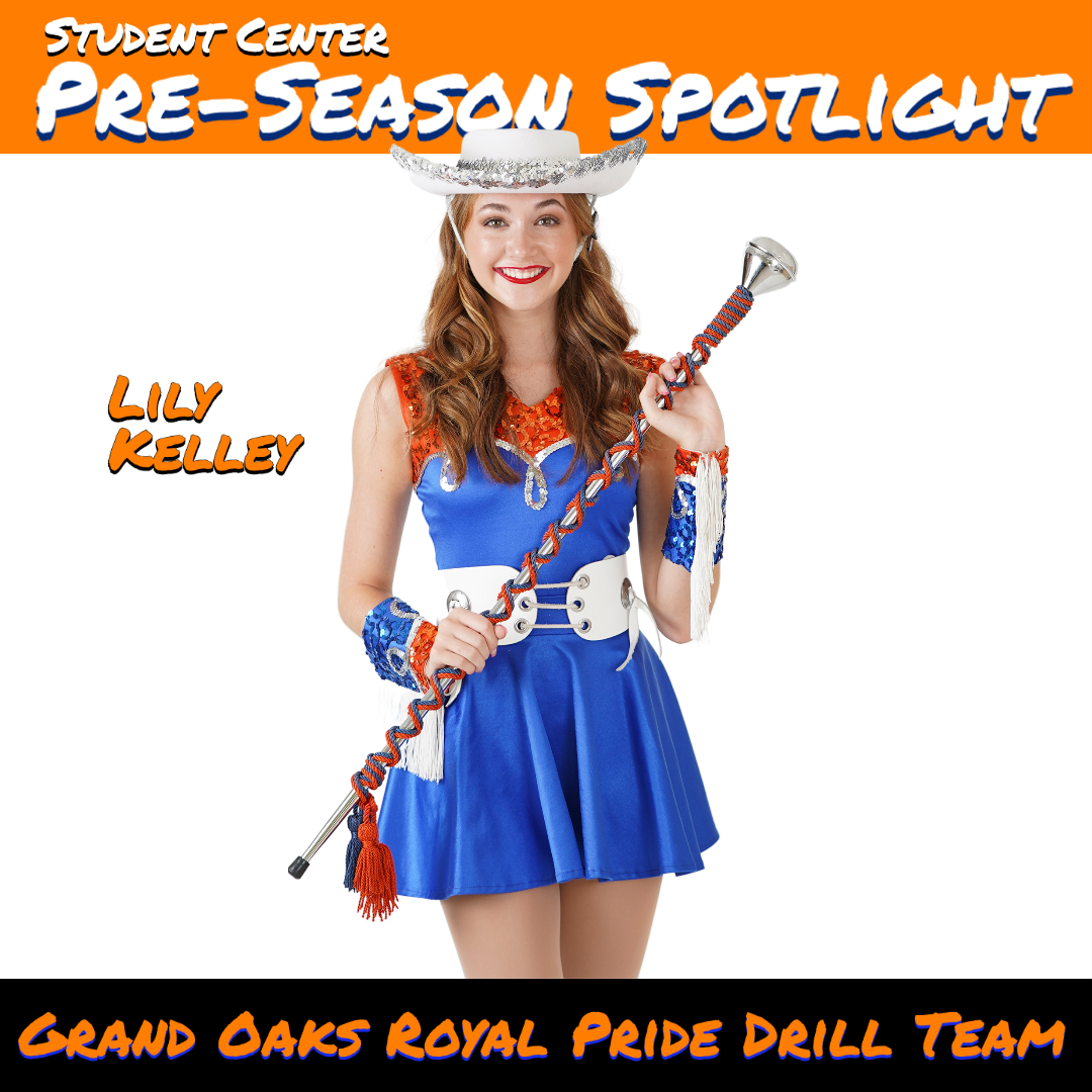 WoodlandsStuCtr's tweet photo. Pre-Season Spotlight: 2020-21 Royal Pride Lily Kelley and the Grand Oaks HS Drill Team are ready to represent the Grizzlies on and off the field of competition.
Catch the entire @gohsroyalpride drill team halftime show this fall at Woodforest Bank Stadium
#GrandOaksHS https://t.co/AnN0CVjtS1