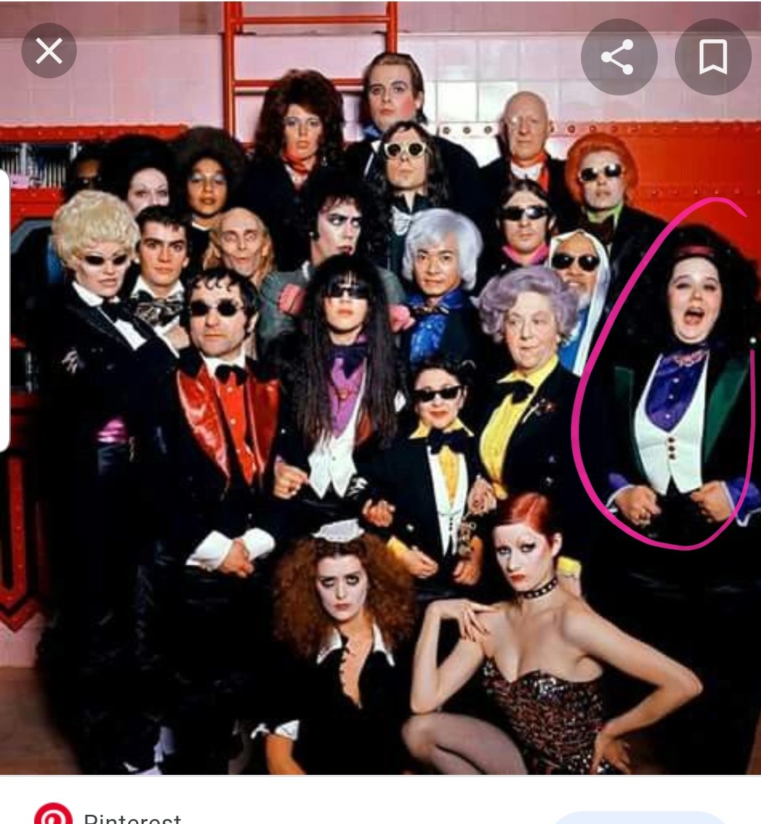 themeagan's tweet photo. @GailSimone I enjoyed my time on a Rocky Horror shadow cast in my late teens/early 20s. In Phoenix. Making a dickie (and cuffs because #screenaccurate) of the shirt I bought saved my life. Running around in this getup and wig when it's still 100° at night? Eff that. #dresstoyourbodytype https://t.co/yZwwgyJzGm