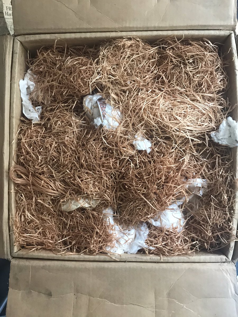 My mum has moved this box, with her baptism gift  #porcelainathome, across all her house moves between towns. It’s still wrapped in the newspaper from 1953 (she was baptised in 1952, but her godmother was in the Netherlands at the time.)