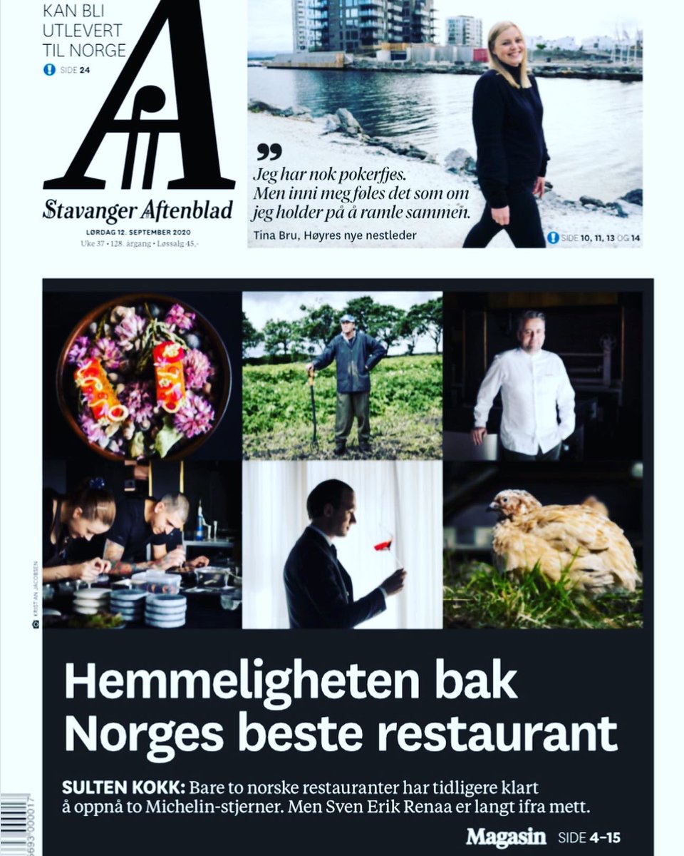 🙏🏻 Det er et privilegie å få være med i slikt godt selskap, med Brimse Gård, Gydas jordepler og Strand Gård Ryfylke. 🙌🏻 Vi er beæret av at råvarene våre har god nok kvalitet til å serveres på de beste restaurantene i Norge. Tusen takk, @RestRenaa! #matregionen <a href="/StvAftenblad/">Broken Link POC</a>