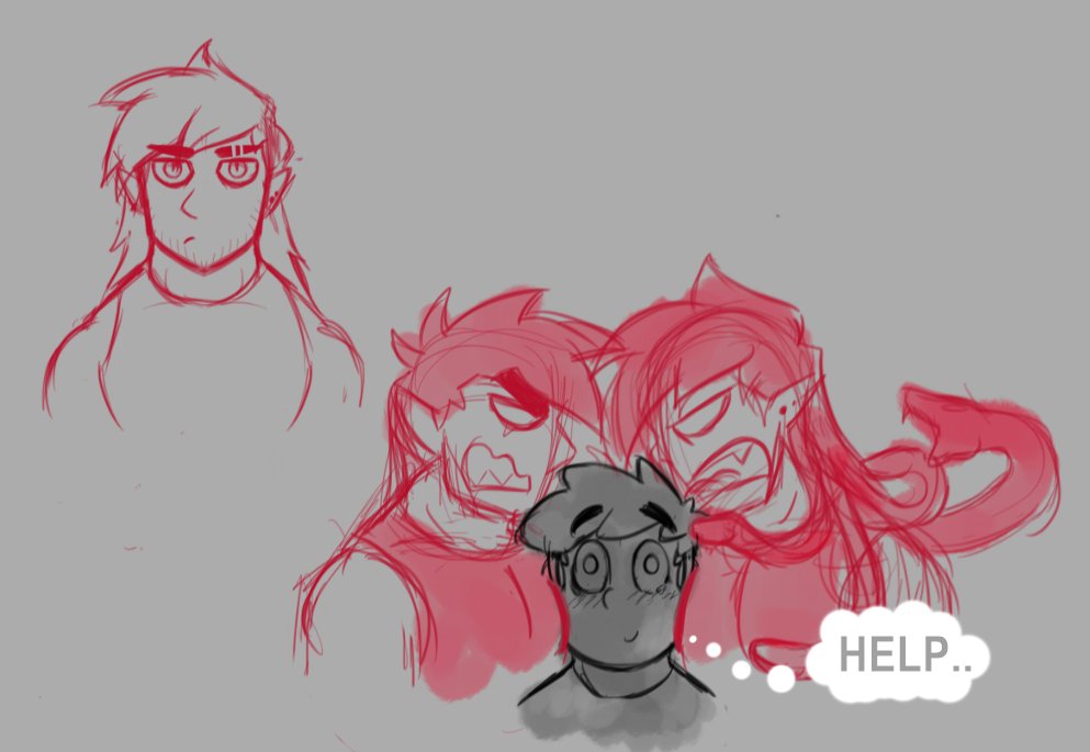 _IlREQUIEM's tweet photo. [Sketch]

Argon sketches ...
.
.
.
.
#Cartoon #HotigerOc #Bara https://t.co/JcDdALU1GP
