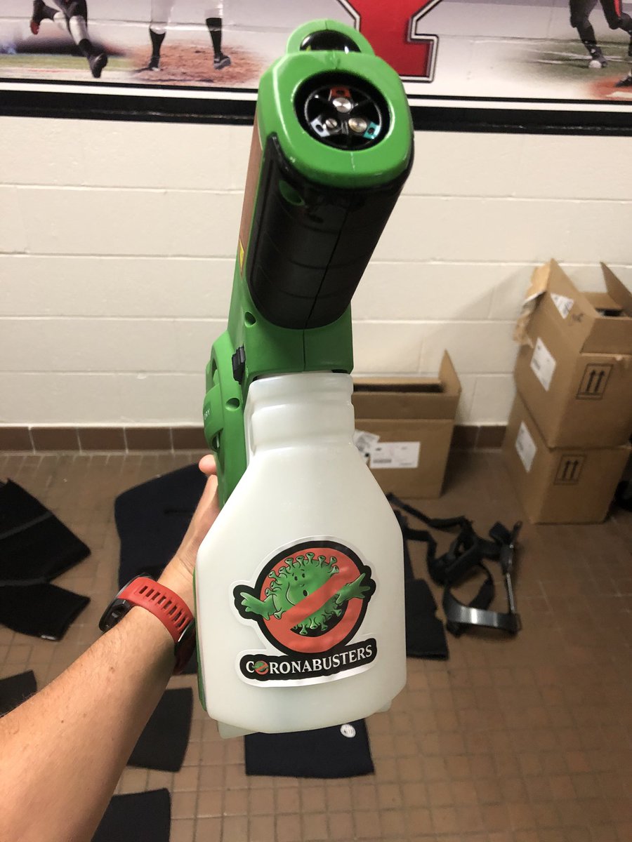 penguinsportmed's tweet photo. New additions to our misters! #coronabusters https://t.co/YIx4vGVCLk
