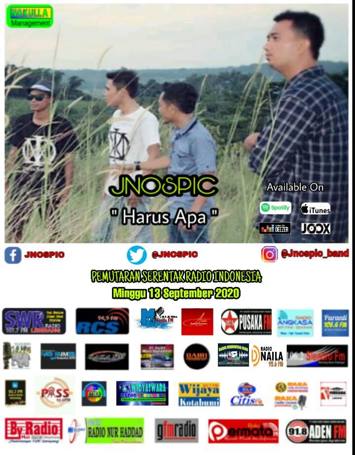 SwaramudaBDG's tweet photo. #Today #pemutaranserentakradio

Artis : @jnospic 
Single : Harus Apa 
Cipt : Kiki ( Jnospic )
Prod : @nakulla_id  Management
Jam :16.00 WIB

Cc:@nakullaofficial @jalankarmel114 https://t.co/wWHHSCAXtW